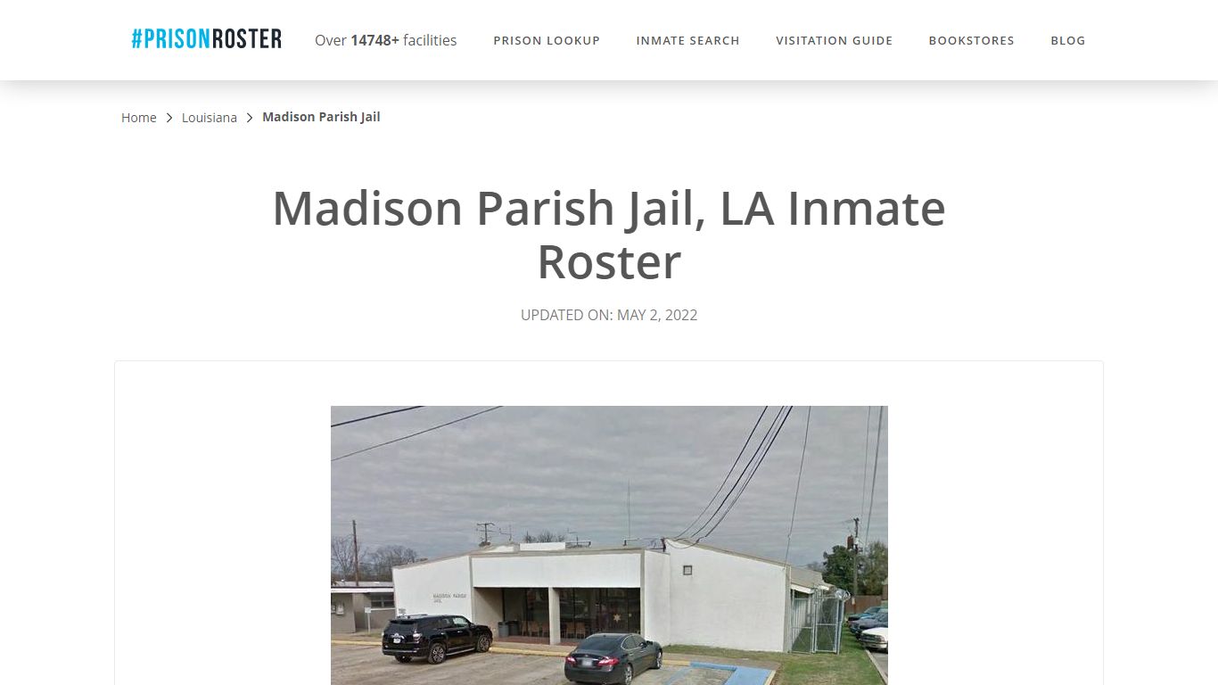 Madison Parish Jail, LA Inmate Roster